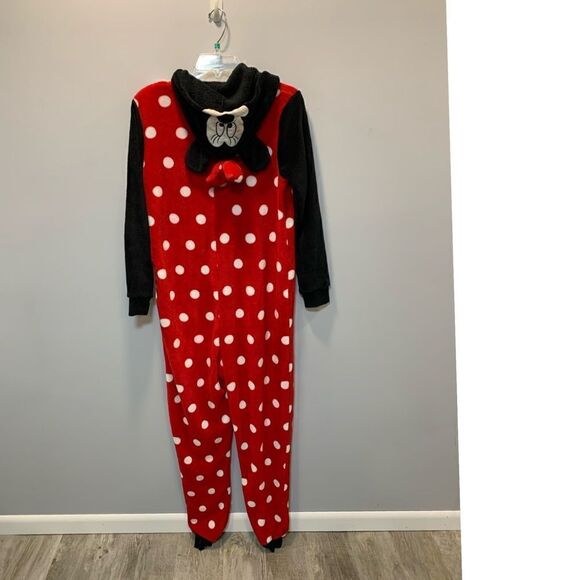 NWOT Disney Park Women Minnie Mouse Long Sleeve One Piece Pajama - Picture 8 of 16